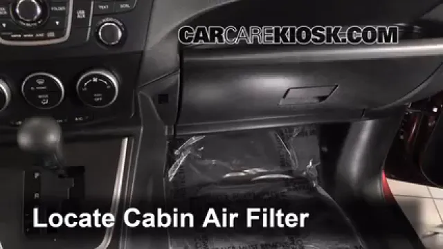 2013 Mazda 5 Sport 2.5L 4 Cyl. Air Filter (Cabin) Replace